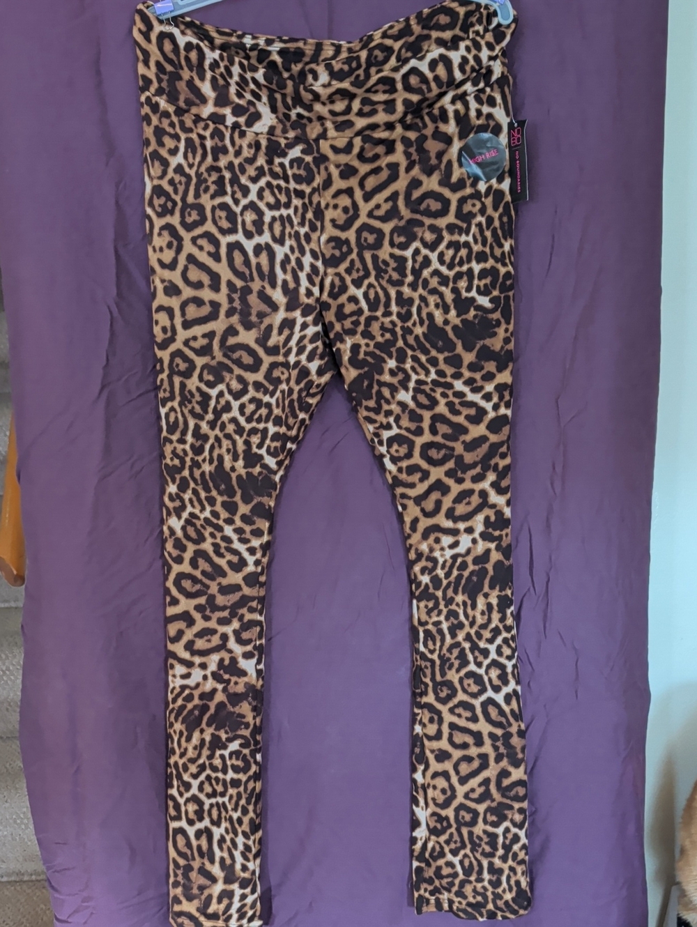 No Boundaries Leopard Print Leggings in Brown and Black